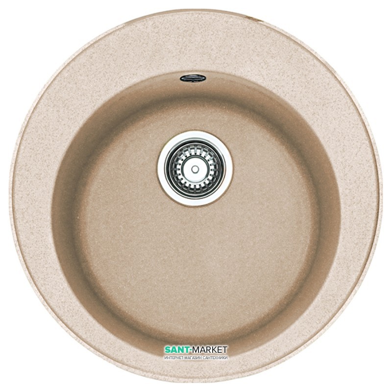 Мийка для кухні Franke Ronda ROG 610 врізна кругла Fragranite бежевий 114.0254.791