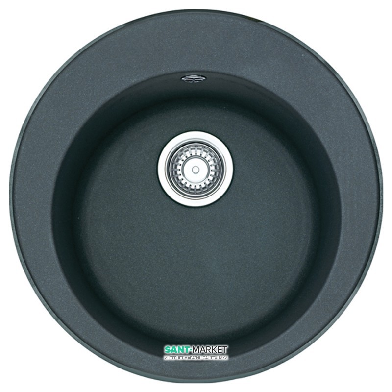Мойка для кухни Franke Ronda ROG 610 врезная круглая Fragranite графит 114.0254.795