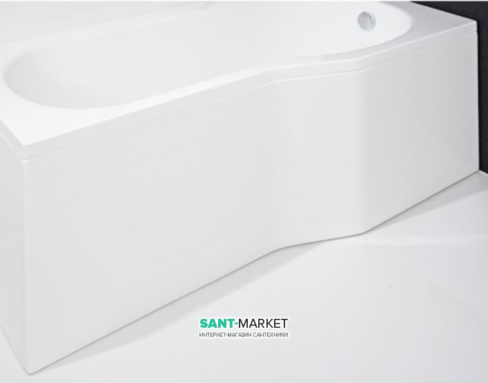 Панель для асимметричной ванны Jika Tigo фронтальная правая H2962940000001