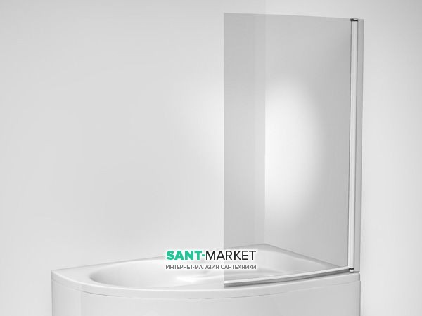 Шторка для ванной Jika Tigo 91х153 см стеклянная левая/правая H2562420026681