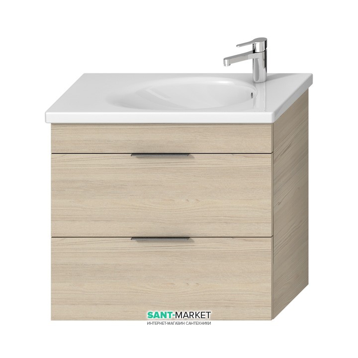 Тумба подвесная под раковину Jika Tigo 80 см ясень H40J2154015141