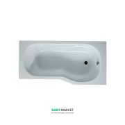 Ванна акриловая Jika Tigo 160х80 см асимметричная под панель правая H2222100000001