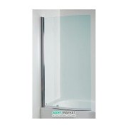 Шторка для ванной Jika Tigo 80х150 см изогнутая стеклянная левая H2562110026681