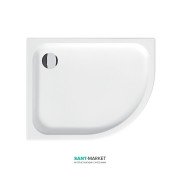 Душовий піддон Jika Tigo antislip 100х80 см асиметричний лівий акрил білий H8522106000001