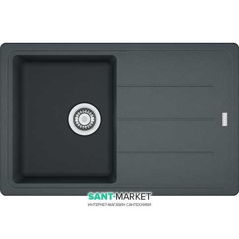 Мойка для кухни Franke Basis BFG 611-78 врезная оборотная Fragranite графит 114.0258.038