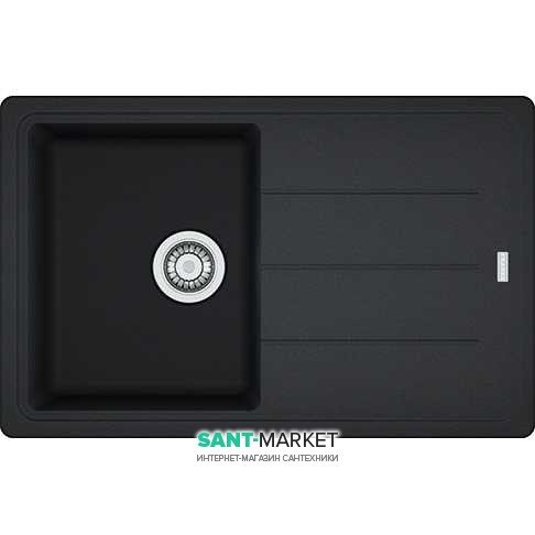 Мойка для кухни Franke Basis BFG 611-78 врезная оборотная Fragranite оникс 114.0258.040