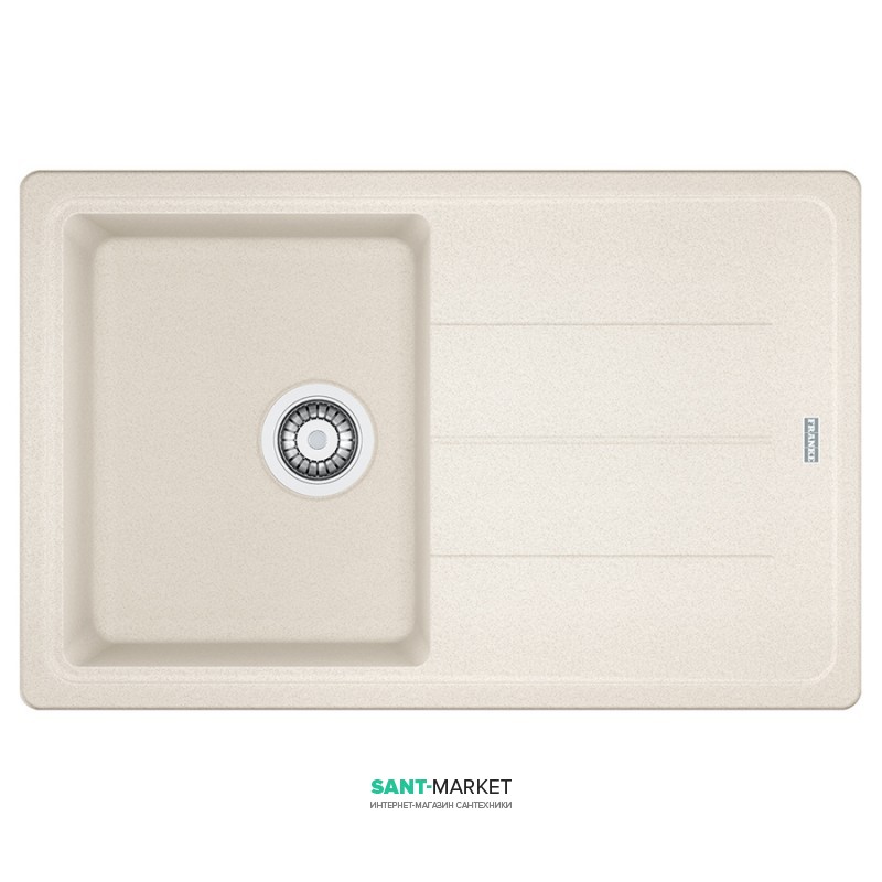 Мойка для кухни Franke Basis BFG 611-78 врезная оборотная Fragranite ваниль 114.0306.794