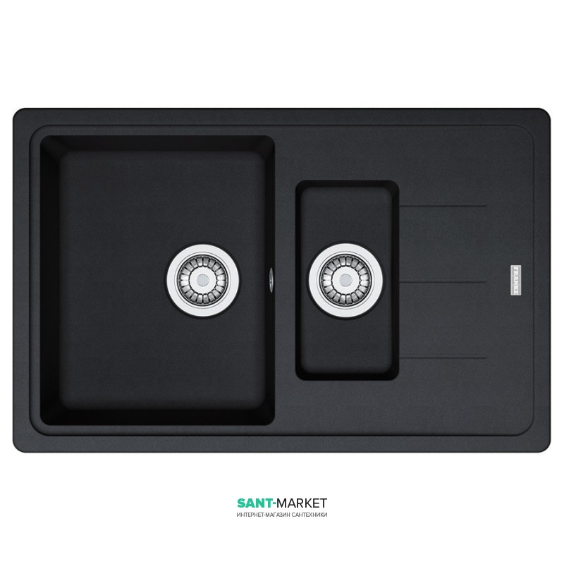 Мийка для кухні Franke Basis BFG 651-78 врізна зворотний Fragranite онікс 114.0272.603