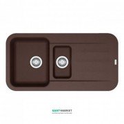 Мойка для кухни Franke Pebel PBG 651 врезная оборотная Fragranite шоколад 114.0258.078