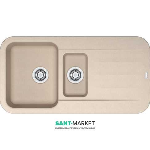 Мийка для кухні Franke Pebel PBG 651 врізна зворотний Fragranite бежевий 114.0258.080