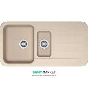 Мийка для кухні Franke Pebel PBG 651 врізна зворотний Fragranite бежевий 114.0258.080