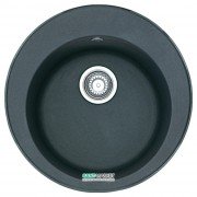 Мойка для кухни Franke Ronda ROG 610 врезная круглая Fragranite графит 114.0254.795