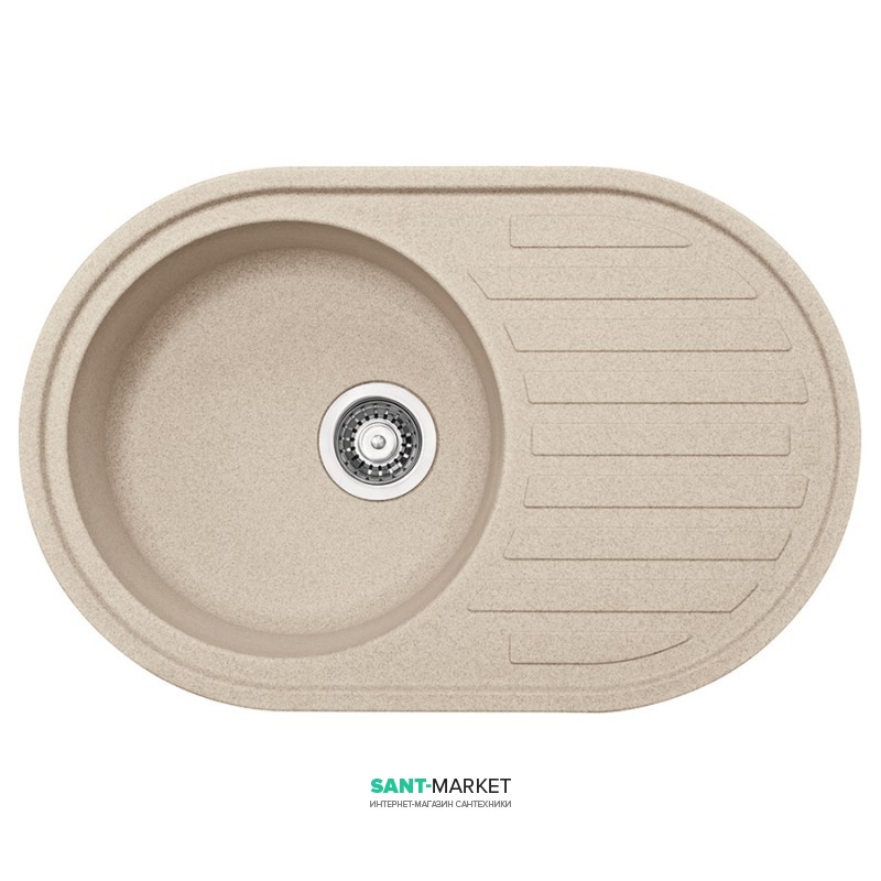 Мойка для кухни Franke Ronda ROG 611 врезная оборотная Fragranite бежевый 114.0254.780
