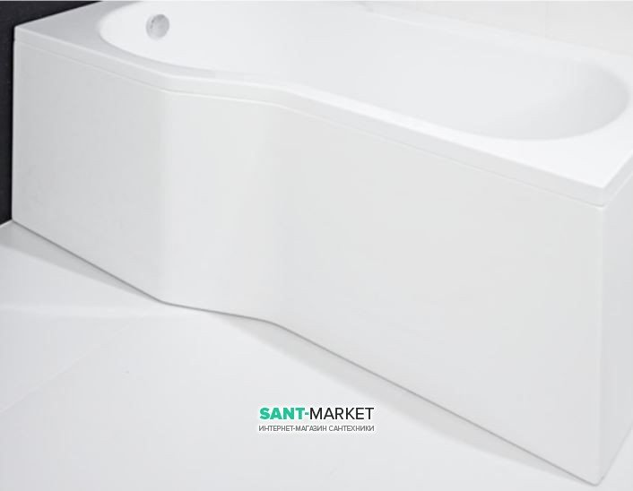 Панель для асимметричной ванны Jika Tigo фронтальная левая H2962930000001