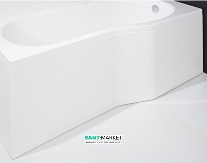 Панель для асимметричной ванны Jika Tigo фронтальная правая H2962940000001