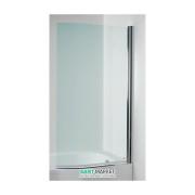 Шторка для ванної Jika Tigo 80х150 см вигнута скляна права H2572110026681