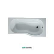 Ванна акриловая Jika Tigo 160х80 см асимметричная встраиваемая правая H2202100000001