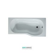 Ванна акриловая Jika Tigo 160х80 см асимметричная встраиваемая правая H2202100000001