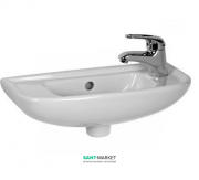 Мини-раковина для ванной Jika Deep 50х23 см отверстие справа белый H8156130001061