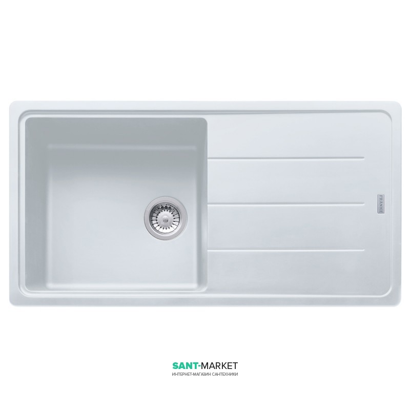 Мийка для кухні Franke Basis BFG 611-97 врізна зворотний Fragranite білий 114.0363.934