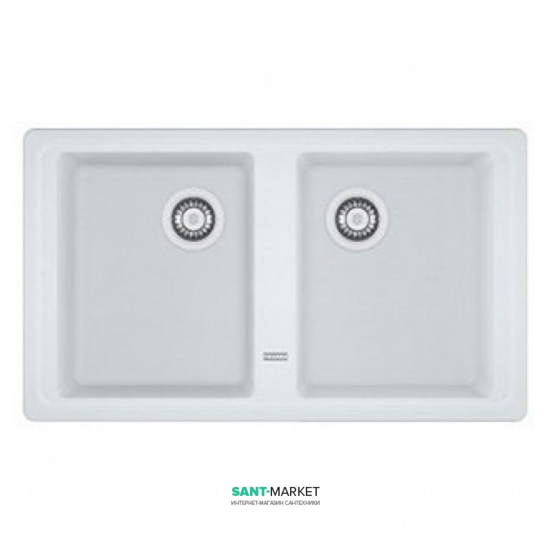 Мойка для кухни Franke Basis BFG 620 врезная оборотная Fragranite белый 114.0363.941