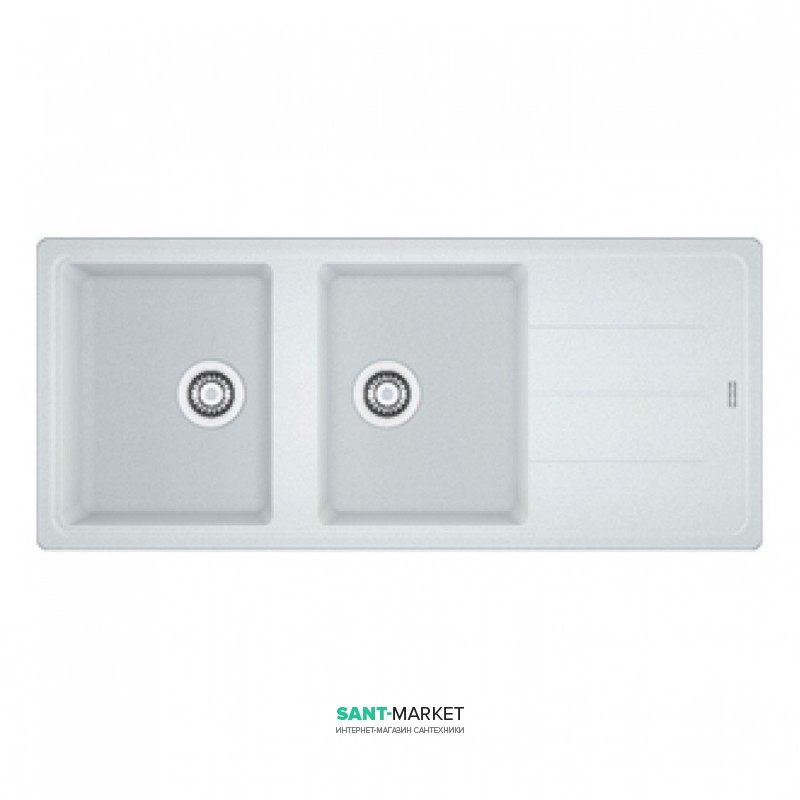Мойка для кухни Franke Basis BFG 621 врезная оборотная Fragranite белый 114.0367.616