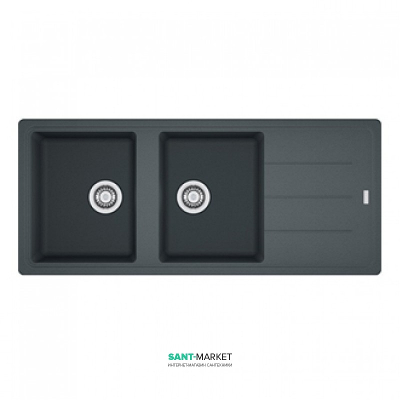 Мойка для кухни Franke Basis BFG 621 врезная оборотная Fragranite графит 114.0367.653