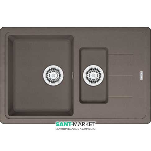 Мойка для кухни Franke Basis BFG 651-78 врезная оборотная Fragranite шторм 114.0320.541