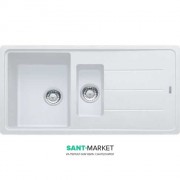 Мийка для кухні Franke Basis BFG 651 врізна зворотний Fragranite білий 114.0365.349
