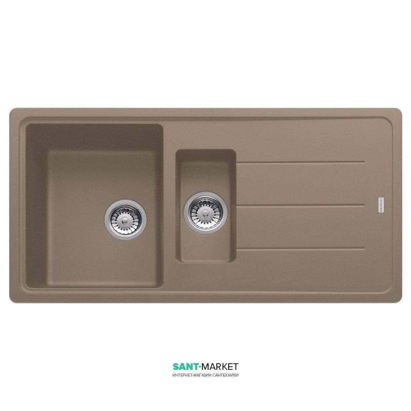 Мойка для кухни Franke Basis BFG 651 врезная оборотная Fragranite миндаль 114.0365.397