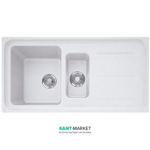 Мийка для кухні Franke Impact IMG 651 врізна зворотний Fragranite білий 114.0363.848