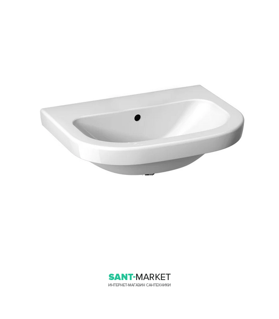 Раковина для ванной Jika Deep 55х42 см без отверстия белый H8126120001091