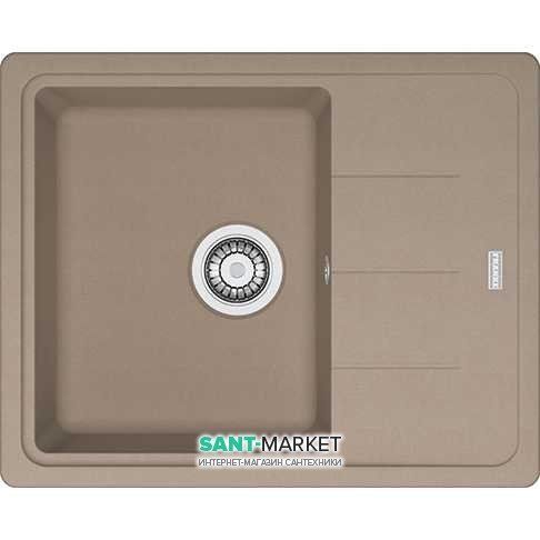Мийка для кухні Franke Basis BFG 611-62 врізна зворотний Fragranite мигдаль 114.0306.795