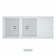 Мойка для кухни Franke Basis BFG 621 врезная оборотная Fragranite белый 114.0367.616