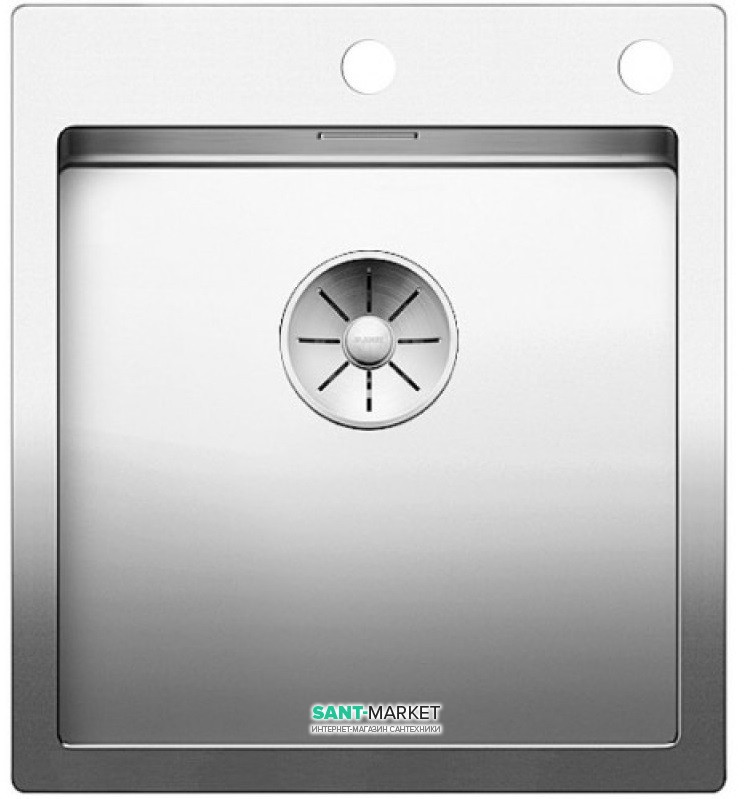 Мойка для кухни прямоугольная Blanco CLARON 400-IF/А нержавеющая сталь  зеркальная полировка 521632