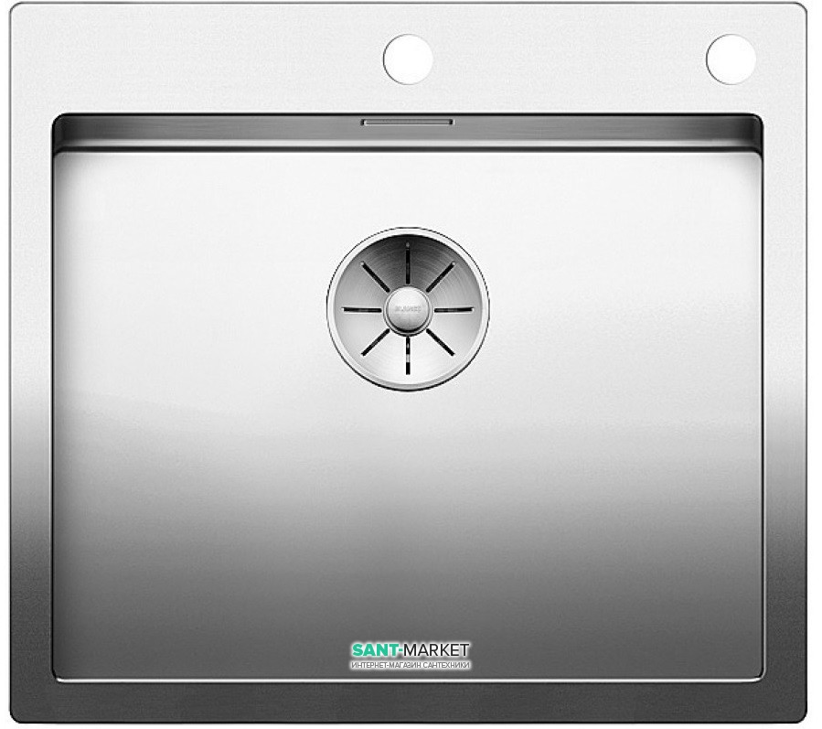Мойка для кухни прямоугольная Blanco CLARON 500-IF/А нержавеющая сталь  зеркальная полировка 521633