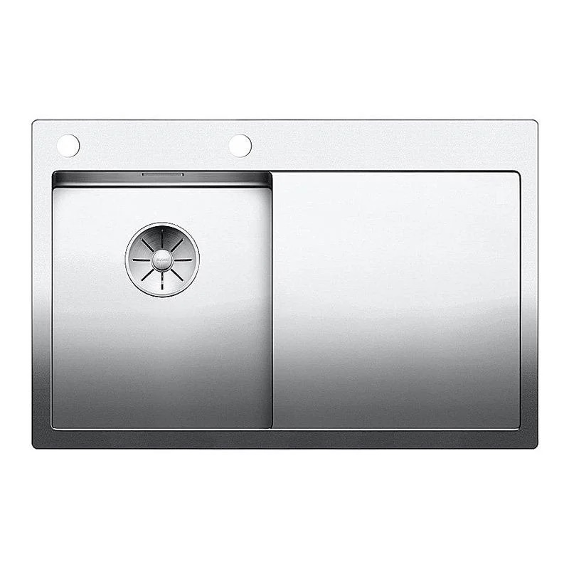 Мойка для кухни прямоугольная Blanco CLARON 4 S-IF/А чаша слева  нержавеющая сталь  зеркальная полировка 521624