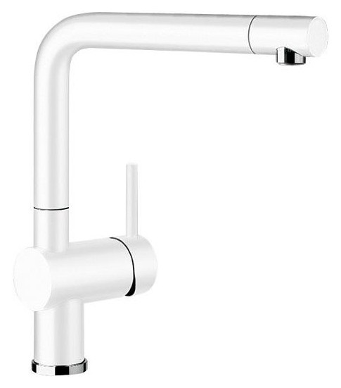 Смеситель для кухни Blanco Linus Silgranit® однорычажный  белый 516702