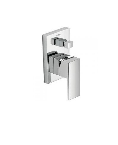 Смеситель скрытый (встраиваемый) для ванны Tres Cuadro-Tres хром 106180