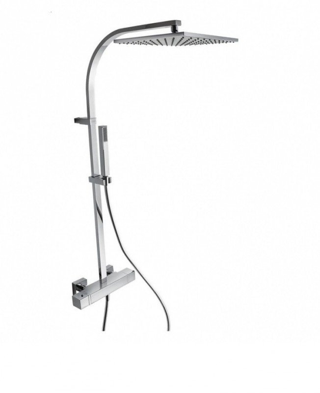 Душова система термостатичні Tres Cuadro Tres хром 107395