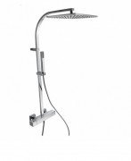 Душевая система термостатическая Tres Cuadro Tres хром 107395