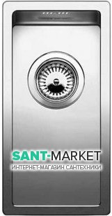 Мойка для кухни прямоугольная Blanco CLARON 180-IF нержавеющая сталь  зеркальная полировка 521564