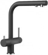 Смеситель для кухни Blanco FONTAS II SILGRANIT 2в1 для обычной и фильтрованной воды  антрацит 523130