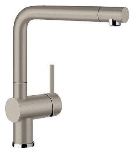 Смеситель для кухни Blanco Linus Silgranit® однорычажный  серый беж 517622