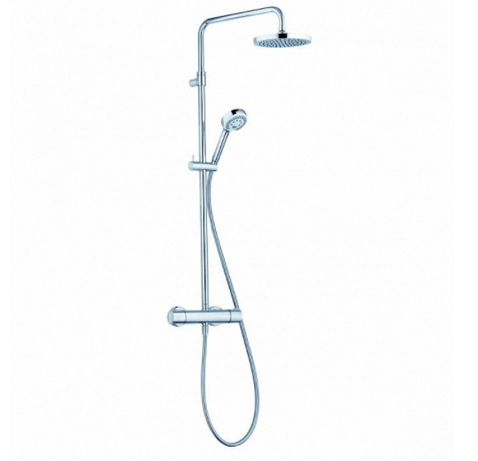Душова система з термостатом для душу KLUDI LOGO DUAL ручна лійка 3S латунь хром 6809205-00