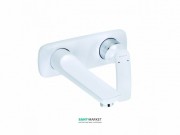 Смеситель для раковины Kludi Balance однорычажный внешняя часть белый 522469175
