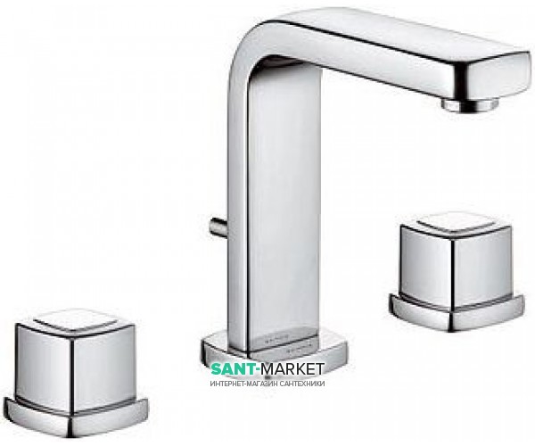 Змішувач для раковини Kludi Q-Beo Двохважеля на 3 отвори 501430565