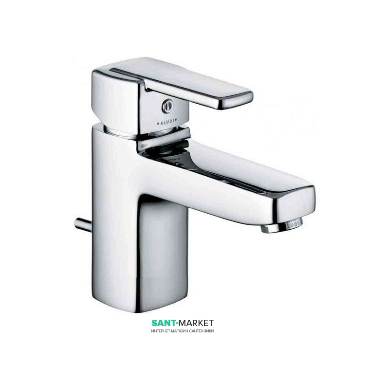Смеситель для раковины Kludi Q-Beo однорычажный хром 501290565