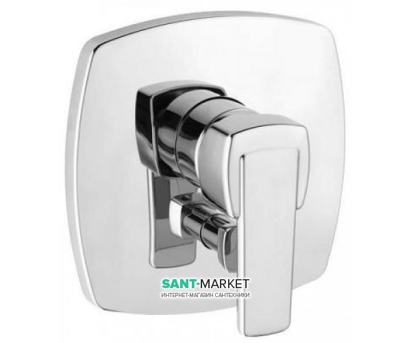 Смеситель встраиваемый для душа Kludi Q-Beo однорычажный внешняя часть 506500565