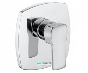 Смеситель встраиваемый для душа Kludi Q-Beo однорычажный внешняя часть 506550565